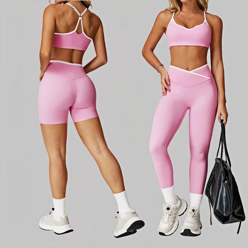 Yoga Sets Fitness Leisure Peach Hip High Waist Tight Quick-drying Sports Bra Shorts Suit Workout Clothing Gym for Leggings Women
Yoga Sets Fitness Leisure Peach Hip High Waist Tight Quick-drying Sports Bra Shorts Suit Workout Clothing Gym for Leggings Women