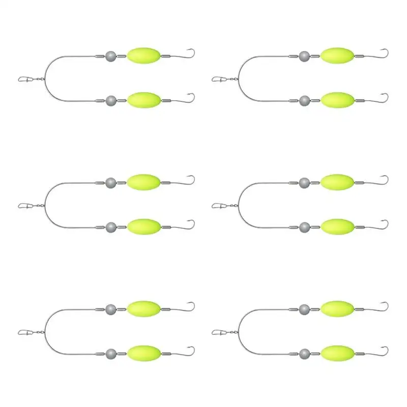 Pompano Rig 6 Pieces Saltwater Flounder Rigs Fish Accessories Tackle For Crappie Jigging Trolling Saltwater Backpacking Travel
Pompano Rig 6 Pieces Saltwater Flounder Rigs Fish Accessories Tackle For Crappie Jigging Trolling Saltwater Backpacking Travel