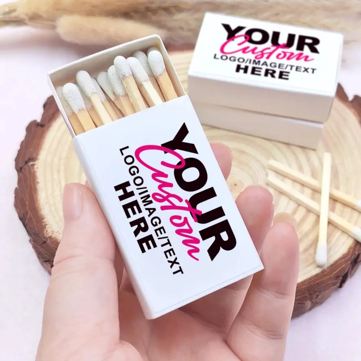 Custom Logo Business Matchboxes Bulk, Corporate Promotional Gifts, Business Guest & Company Party Decor, Wedding & Birthday Favo
Custom Logo Business Matchboxes Bulk, Corporate Promotional Gifts, Business Guest & Company Party Decor, Wedding & Birthday Favo