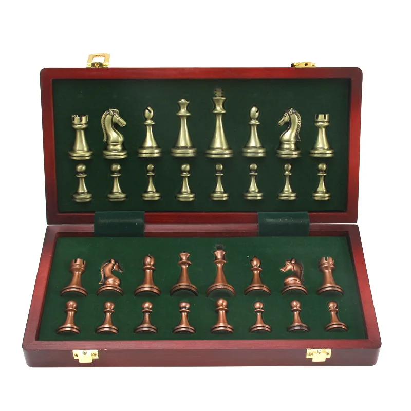 New Pewter Metal Metal 32 Chess Piece Magnetic Chess Board Medieval Chess Board with High Quality Chess Board Game Chess Atlas
New Pewter Metal Metal 32 Chess Piece Magnetic Chess Board Medieval Chess Board with High Quality Chess Board Game Chess Atlas