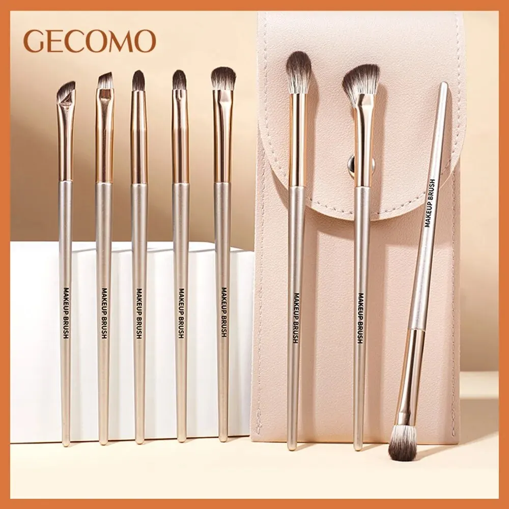 GECOMO 8 Pieces Soft Synthetic Eye Makeup Brush Set with PU Bag For Blending Eyeshadow Eyeliner Crease Eyebrow Brightening Eye
GECOMO 8 Pieces Soft Synthetic Eye Makeup Brush Set with PU Bag For Blending Eyeshadow Eyeliner Crease Eyebrow Brightening Eye