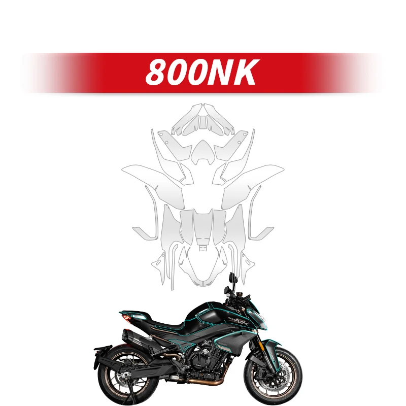 Прозрачная защитная пленка для мотоцикла CFMOTO 800NK, комплекты аксессуаров для велосипеда, защитный материал ТПУ
Прозрачная защитная пленка для мотоцикла CFMOTO 800NK, комплекты аксессуаров для велосипеда, защитный материал ТПУ