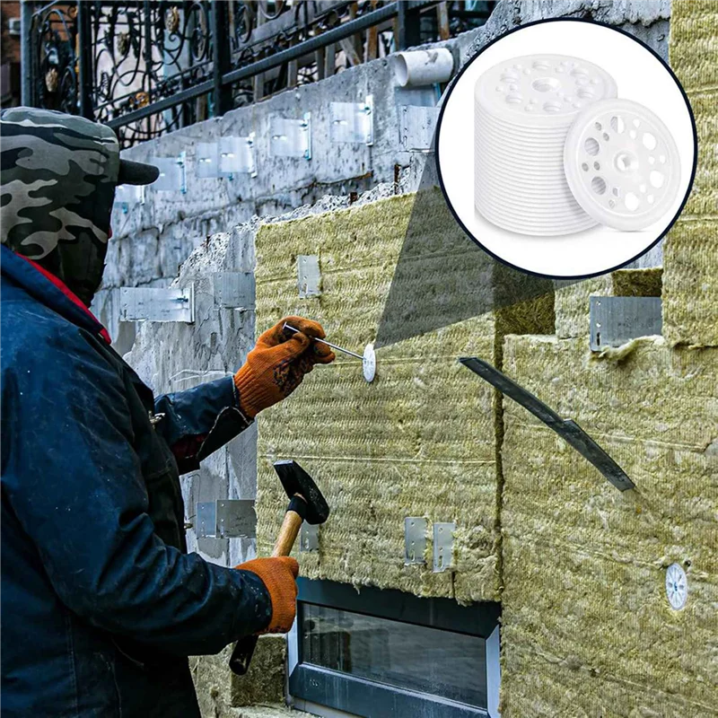 AB41-400 Pcs 1.77 Inch/ 45 Mm Plastic Insulation Washers Load Spreading Polypropylene Washers For Fixing & Supporting
AB41-400 Pcs 1.77 Inch/ 45 Mm Plastic Insulation Washers Load Spreading Polypropylene Washers For Fixing & Supporting
