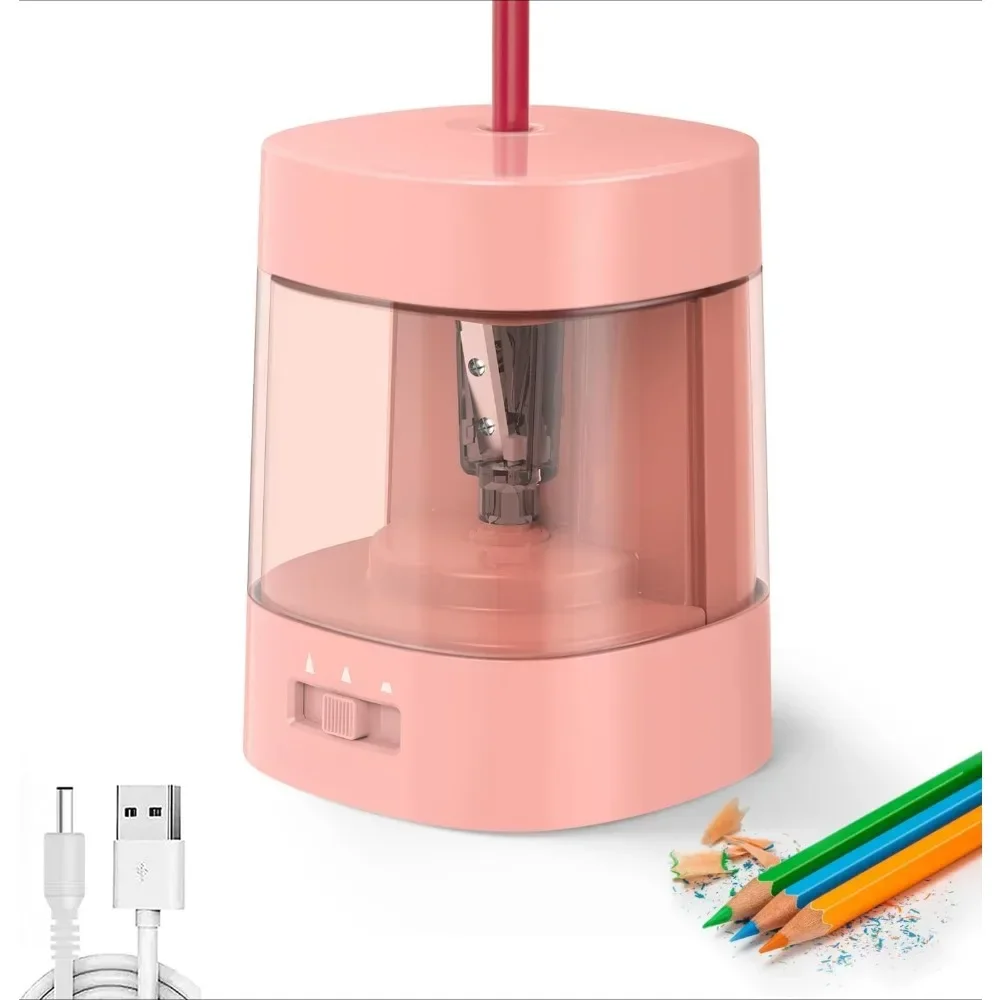 Electric Pencil Sharpener, Automatic Pencil Sharpener # 2 Pencil Color Pencils, USB and battery operated for children
Electric Pencil Sharpener, Automatic Pencil Sharpener # 2 Pencil Color Pencils, USB and battery operated for children