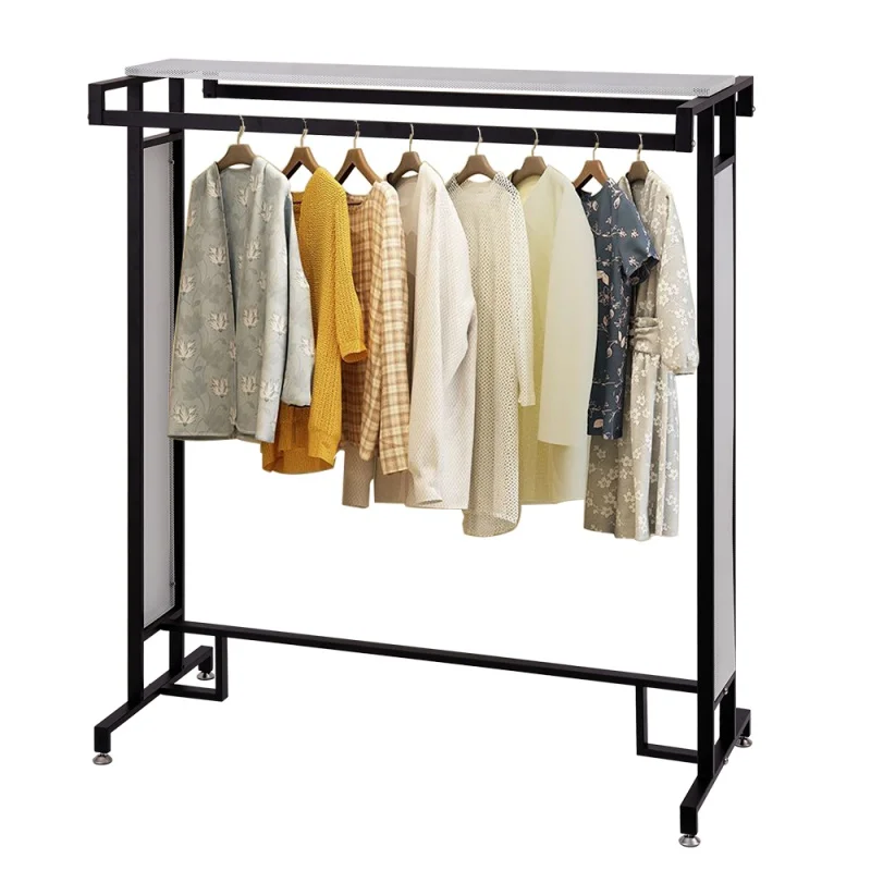 Custom, Clothing Store Fashion Boutique Metal Clothes Hanging Display Rack
Custom, Clothing Store Fashion Boutique Metal Clothes Hanging Display Rack