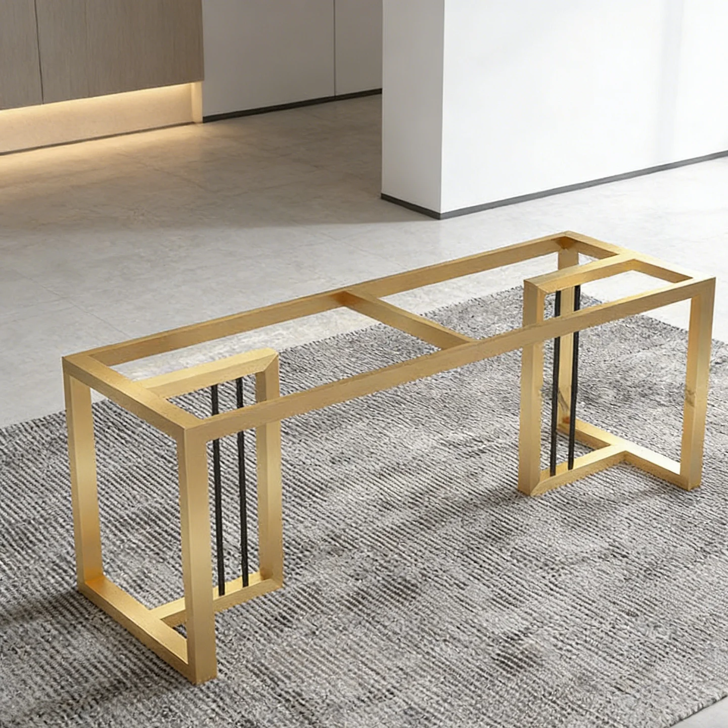 Light luxury simple wrought iron table leg bracket stainless steel rectangular dining foot stand tea desk base
Light luxury simple wrought iron table leg bracket stainless steel rectangular dining foot stand tea desk base