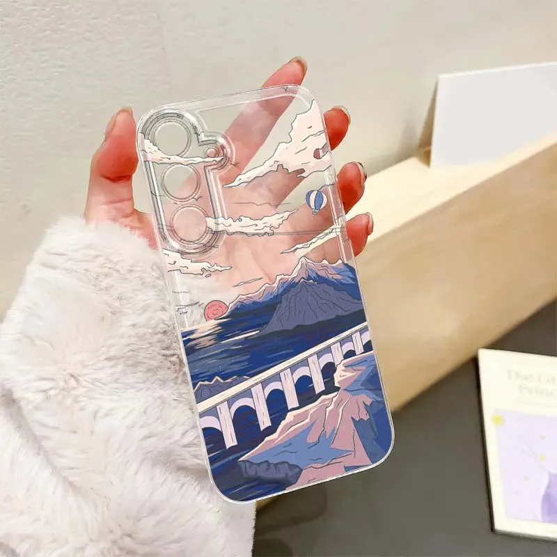 Creative Landscape Pattern Phone Case For Samsung Galaxy S25 S24 S23 S22 S21 S20 S10 Lite Plus FE Edge TPU 5G Transparent
Creative Landscape Pattern Phone Case For Samsung Galaxy S25 S24 S23 S22 S21 S20 S10 Lite Plus FE Edge TPU 5G Transparent