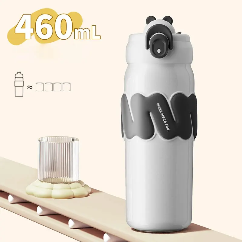 460ML Adorable Bear Sports Thermos Cup Travel Straw Vacuum Flask Cup Double Drinking Outdoor Water Bottle Mug Fashion Coffee Cup
460ML Adorable Bear Sports Thermos Cup Travel Straw Vacuum Flask Cup Double Drinking Outdoor Water Bottle Mug Fashion Coffee Cup