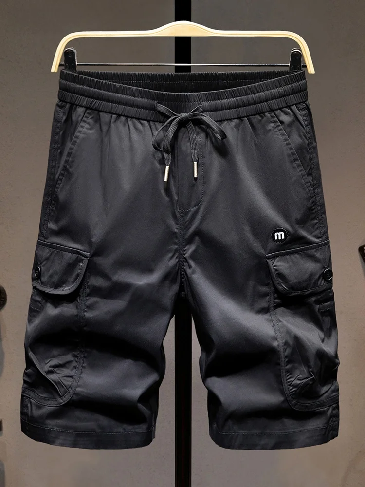 Black Workwear Short Pants Men Summer Thin Loose Multi-Pocket Straight Leg Five-Quarter Trousers Elastic Waist Drawstring Mid...
Black Workwear Short Pants Men Summer Thin Loose Multi-Pocket Straight Leg Five-Quarter Trousers Elastic Waist Drawstring Mid...