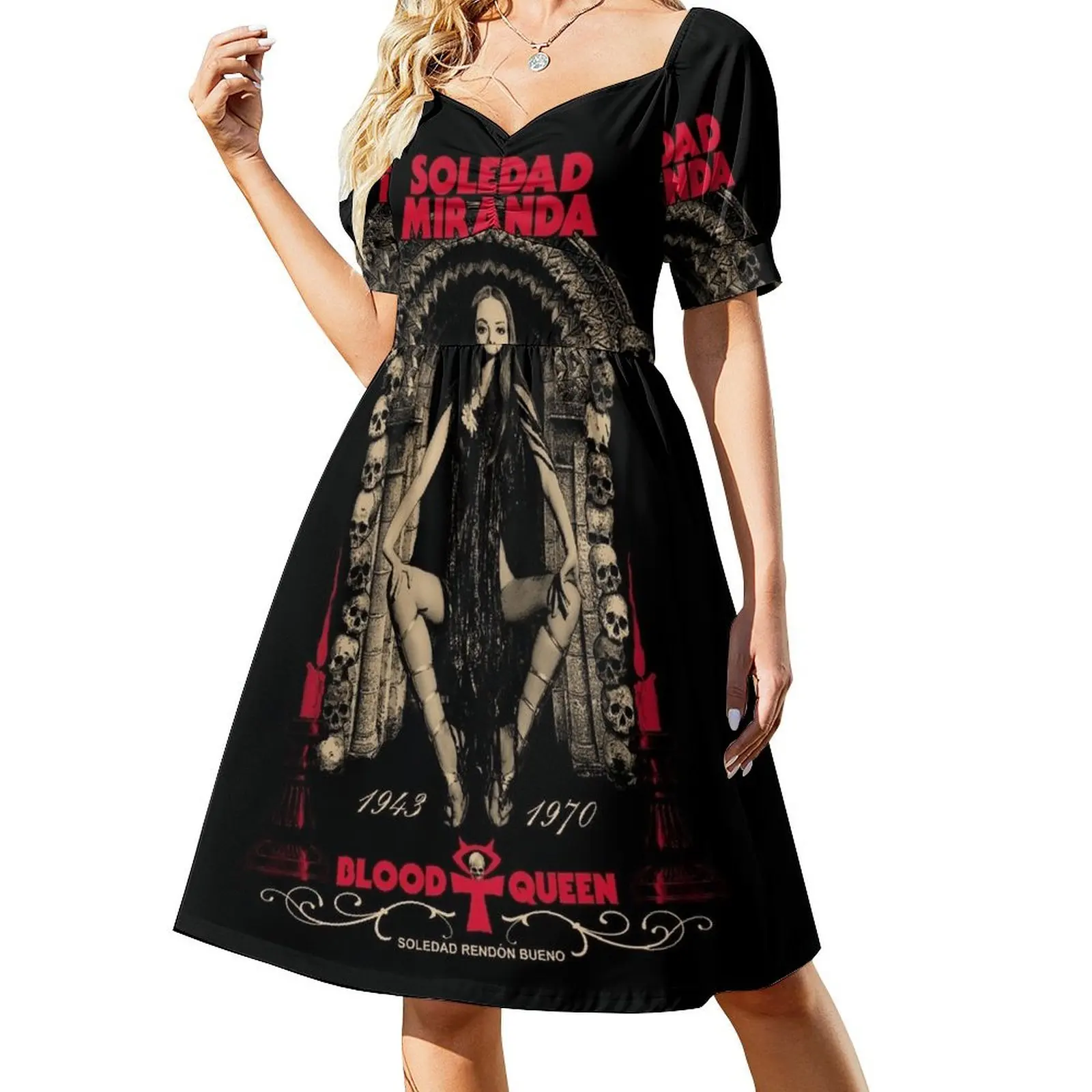 Soledad Miranda Tribute Short-Sleeved Dress Woman clothes woman dress Bride dresses women's dresses luxury
Soledad Miranda Tribute Short-Sleeved Dress Woman clothes woman dress Bride dresses women's dresses luxury
