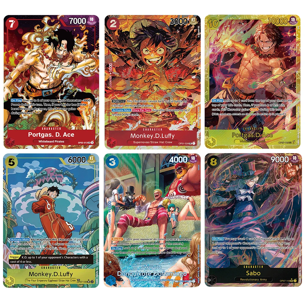 Цельная аниме-карта OPCG, английская версия Sabo/Portgas.D.Ace/Monkey.D. LUFFY Game Anime Collection Прокси-карты Коллекционные карты
Цельная аниме-карта OPCG, английская версия Sabo/Portgas.D.Ace/Monkey.D. LUFFY Game Anime Collection Прокси-карты Коллекционные карты