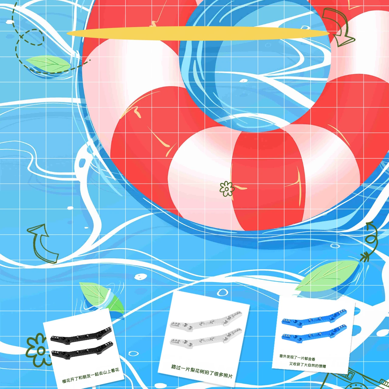 Alloy Front and Rear Shock Tower for TAMIYA 1/10 DT-04 RC Fighter Nxgen, GPM 7075-T6
Alloy Front and Rear Shock Tower for TAMIYA 1/10 DT-04 RC Fighter Nxgen, GPM 7075-T6