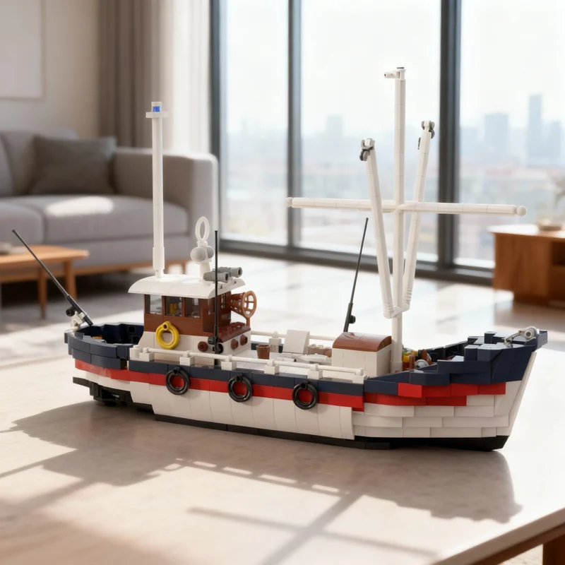 1205 деталей MOC Creator: деревянная модель рыболовного траулера, конструктор, архитектурные блоки, идея для рождественского подарка, развивающие игрушки для детей
1205 деталей MOC Creator: деревянная модель рыболовного траулера, конструктор, архитектурные блоки, идея для рождественского подарка, развивающие игрушки для детей