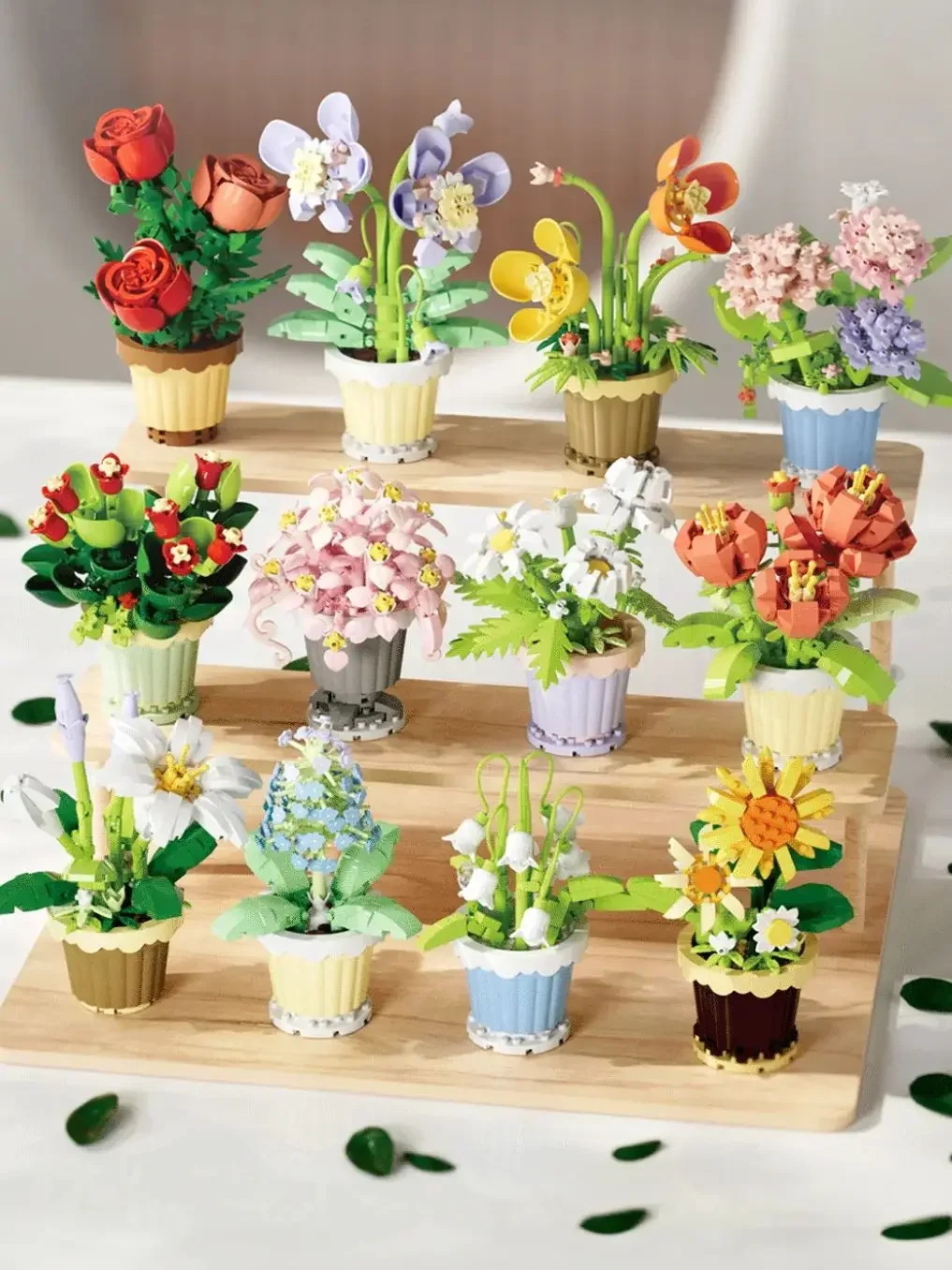 Everlasting Flower Series Educational Puzzle Blocks: Artificial Flower Pots Girls' Festival Gifts & Decorative Desk Arrangements
Everlasting Flower Series Educational Puzzle Blocks: Artificial Flower Pots Girls' Festival Gifts & Decorative Desk Arrangements