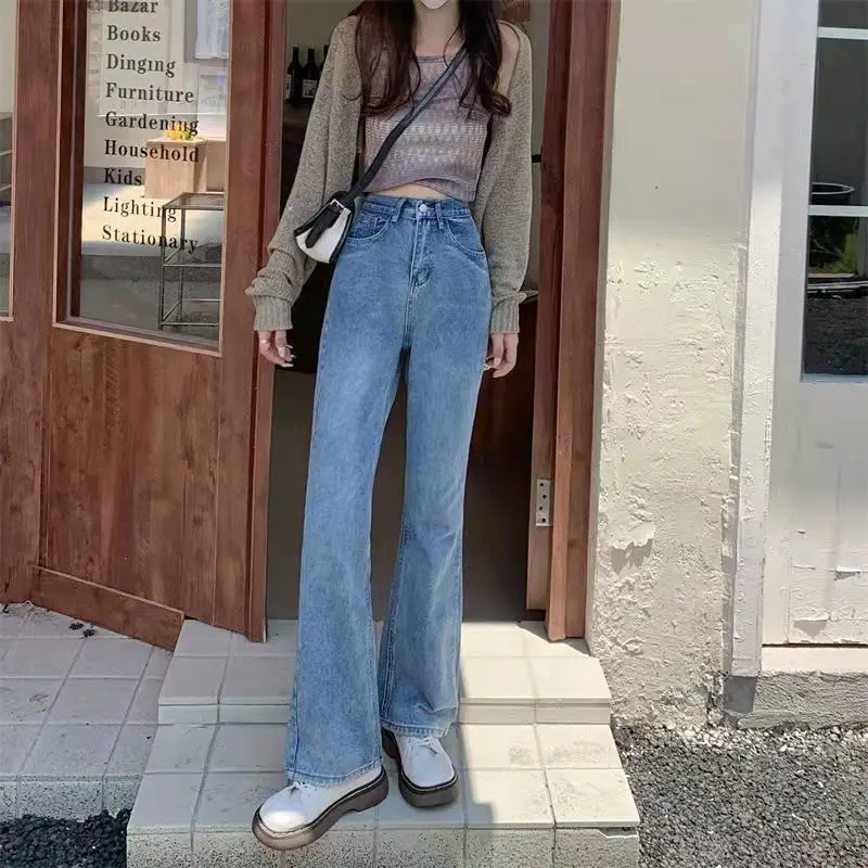 2026 Fall Fashion Jeans Women High Waist Flare Pants with Ties Comfortable Loose Straight Leg Denim Trousers for Daily Wear
2026 Fall Fashion Jeans Women High Waist Flare Pants with Ties Comfortable Loose Straight Leg Denim Trousers for Daily Wear