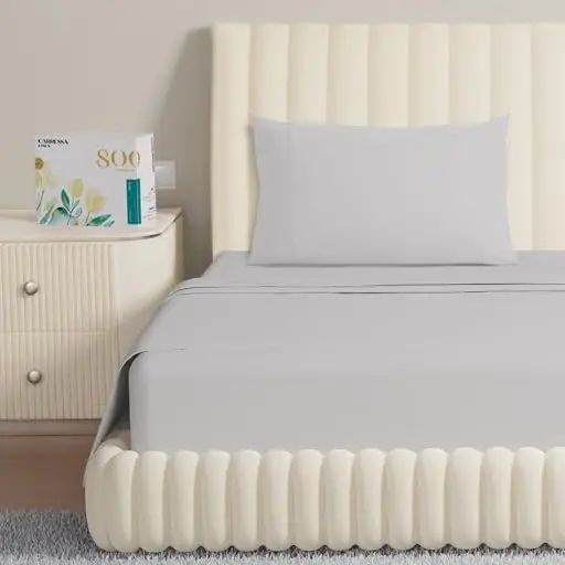 800 Tc Egyptian Cotton Sheets - 4 Piece Silver Color Full Size Cooling Sheet For Hot Sleepers, Soft, Breathable Bed Sheet Set,
800 Tc Egyptian Cotton Sheets - 4 Piece Silver Color Full Size Cooling Sheet For Hot Sleepers, Soft, Breathable Bed Sheet Set,