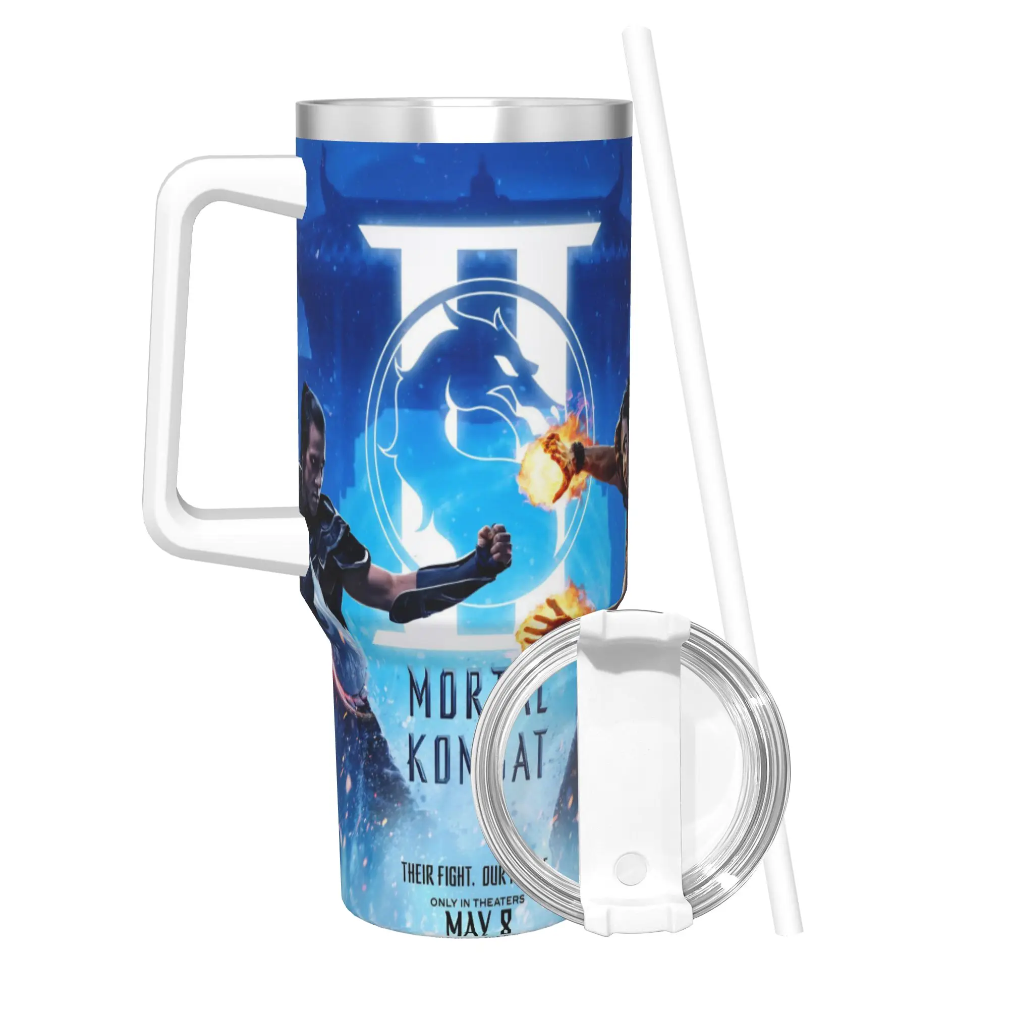 Mortal Kombat II Moive 2026 Insulated Tumbler with Lid Stainless Steel Coffee Mugs Double Wall Car Bottle Cup 40oz
Mortal Kombat II Moive 2026 Insulated Tumbler with Lid Stainless Steel Coffee Mugs Double Wall Car Bottle Cup 40oz
