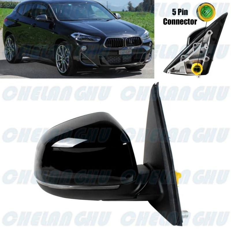 Right Side 5 Pins Black Painted Heated Electric Adjust Power Fold Mirror Assembly 51167364014 For BMW X5 F15 2014 2015 2016 2017
Right Side 5 Pins Black Painted Heated Electric Adjust Power Fold Mirror Assembly 51167364014 For BMW X5 F15 2014 2015 2016 2017