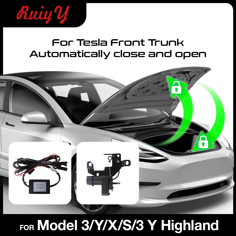 Electric Suction Front Trunk Closer Power Frunk And Knock Open Sensor For Tesla Model 3 Y S X Highland 2025 Enhance Convenience
Electric Suction Front Trunk Closer Power Frunk And Knock Open Sensor For Tesla Model 3 Y S X Highland 2025 Enhance Convenience