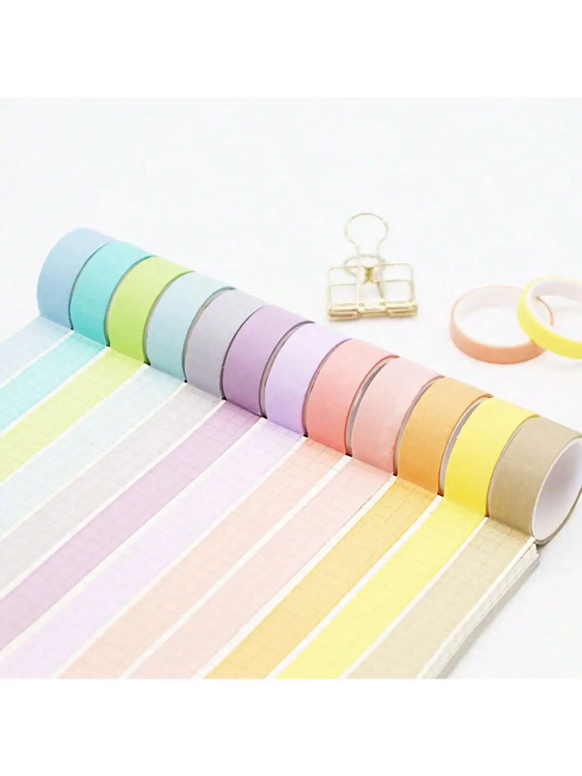 12pcs Solid Color Rainbow DIY Journal Washi Tape Set Blue washi tape Pastel washi tape Glue tape Double sided tape Moodtape
12pcs Solid Color Rainbow DIY Journal Washi Tape Set Blue washi tape Pastel washi tape Glue tape Double sided tape Moodtape