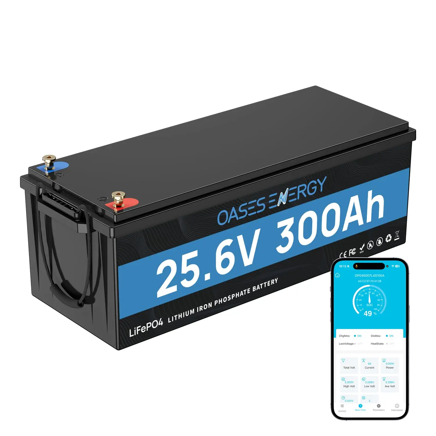 LiFePO4 Battery Bluetooth BMS Deep Cycle 7680Wh Off-Grid Solar RV Marine Custom
LiFePO4 Battery Bluetooth BMS Deep Cycle 7680Wh Off-Grid Solar RV Marine Custom