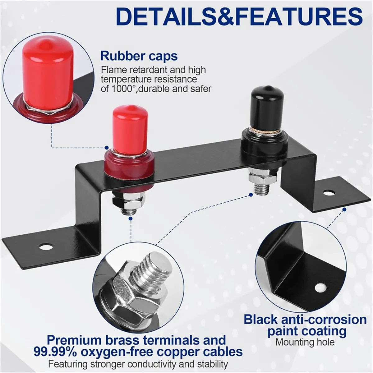 Комплект для перемещения аккумулятора, комплект переходных стоек для аккумулятора Сверхмощные дистанционные клеммы для аккумулятора Зарядный пост с кронштейном-кабелем
Комплект для перемещения аккумулятора, комплект переходных стоек для аккумулятора Сверхмощные дистанционные клеммы для аккумулятора Зарядный пост с кронштейном-кабелем