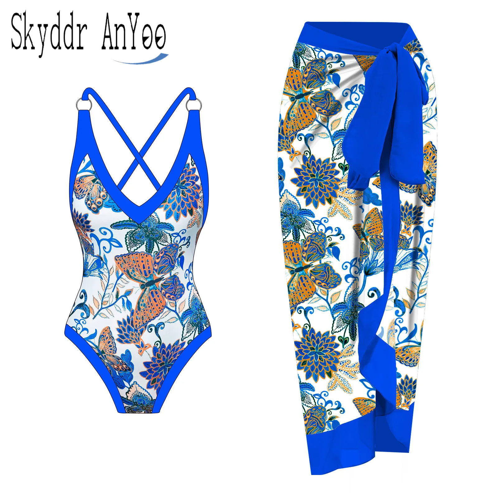 Women's Two Pieces Set Swimsuit 2025 Beach Holiday 2 Piece Outfits Swimwear Printed New In Matching Sets
Women's Two Pieces Set Swimsuit 2025 Beach Holiday 2 Piece Outfits Swimwear Printed New In Matching Sets