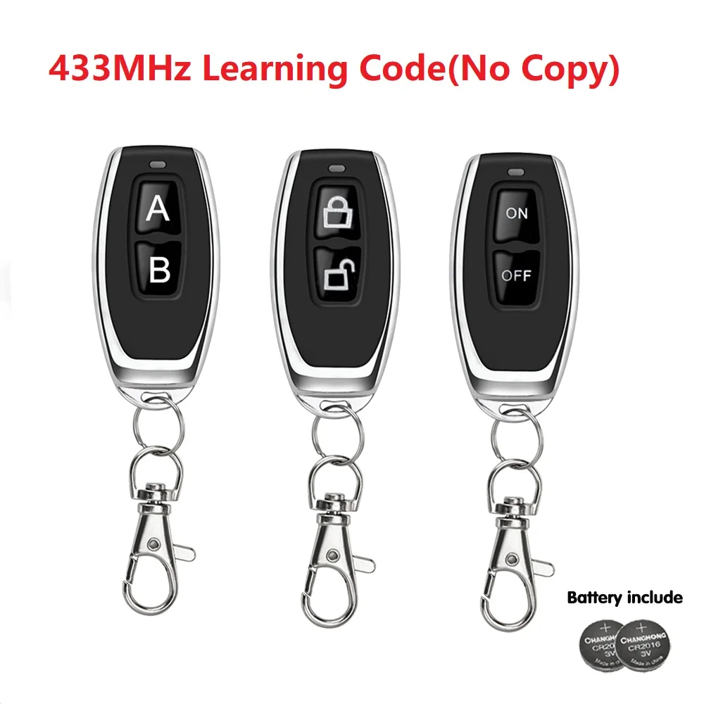 433Mhz Remote Control Learning 1527 Wireless Switch DC 12V 1CH Relay Receiver Module RF Transmitter 433 Mhz Remote Controls
433Mhz Remote Control Learning 1527 Wireless Switch DC 12V 1CH Relay Receiver Module RF Transmitter 433 Mhz Remote Controls