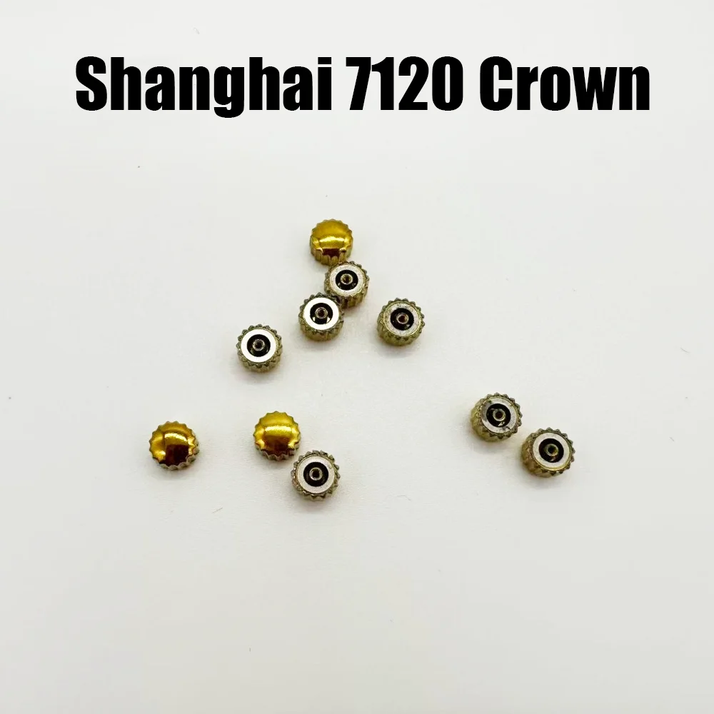 Watch accessories watch crown suitable for Shanghai Tongji 7120 movement head gold crown head 10PCS Watch repair parts
Watch accessories watch crown suitable for Shanghai Tongji 7120 movement head gold crown head 10PCS Watch repair parts