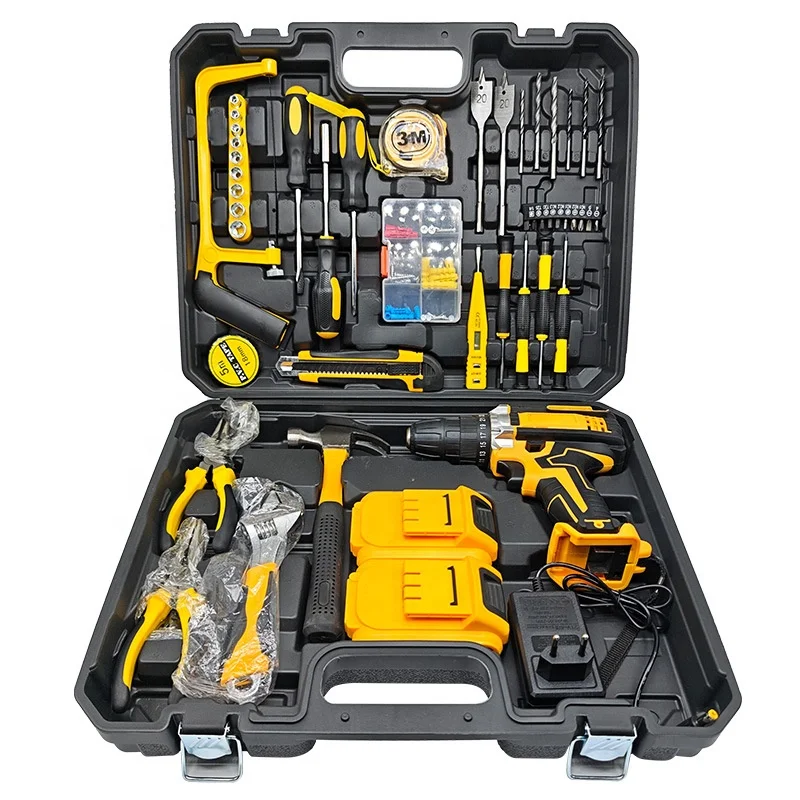 Professional Tool Manufacturer Cordless Impact Drill Tool Kit Factory Price Cordless Combination Drill Kit Inalambrico
Professional Tool Manufacturer Cordless Impact Drill Tool Kit Factory Price Cordless Combination Drill Kit Inalambrico