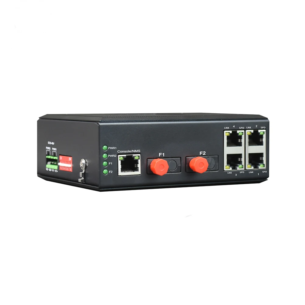 industrial grade Network Switch 4 1000M ethernet to 2 fiber cascade switch 4 RJ45 to 2 optical ports
industrial grade Network Switch 4 1000M ethernet to 2 fiber cascade switch 4 RJ45 to 2 optical ports