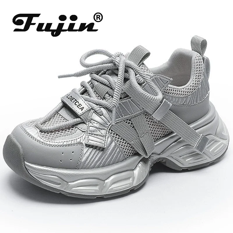 fujin 6cm Air Mesh Synthetic Leather Casual Women Shoes Ladies Vulcanize Summer Platform Wedge Sneakers High Brand Breathable
fujin 6cm Air Mesh Synthetic Leather Casual Women Shoes Ladies Vulcanize Summer Platform Wedge Sneakers High Brand Breathable