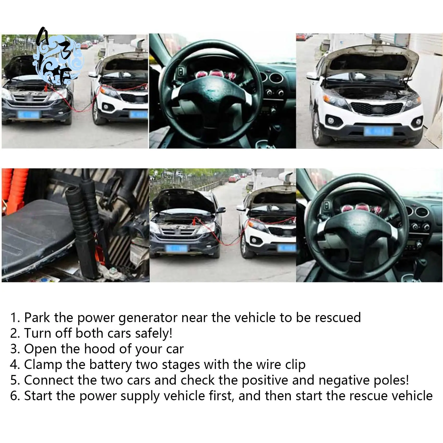 A13F-2PCS 3 Meters 2000AMP Car Emergency Power Start Cable Whit Current Protector Car Battery Jumper Booster Line Copper Wire Cl
A13F-2PCS 3 Meters 2000AMP Car Emergency Power Start Cable Whit Current Protector Car Battery Jumper Booster Line Copper Wire Cl