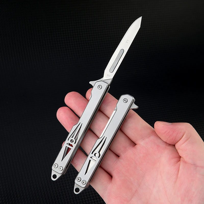 Новый острый складной хирургический нож из нержавеющей стали, портативный съемный медицинский хирургический нож для распаковки
Новый острый складной хирургический нож из нержавеющей стали, портативный съемный медицинский хирургический нож для распаковки