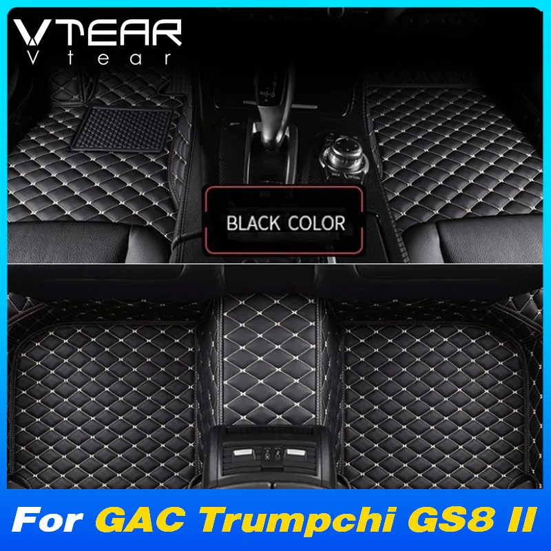Vtear Car Floor Mat Interior Carpet Pad Cover 3PCS PU Leather Styling Decoration Accessories For GAC Trumpchi GS8 II 2022-2024
Vtear Car Floor Mat Interior Carpet Pad Cover 3PCS PU Leather Styling Decoration Accessories For GAC Trumpchi GS8 II 2022-2024