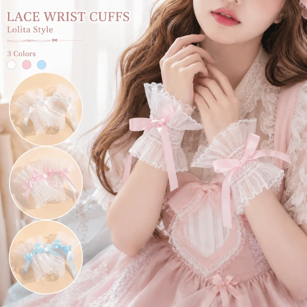 Vintage Pleated Ruched Detachable Cuffs Y2K Hand Wrist Cuffs Bow Lace Wrist Sleeves Fake Flared Sleeves Spring Autumn
Vintage Pleated Ruched Detachable Cuffs Y2K Hand Wrist Cuffs Bow Lace Wrist Sleeves Fake Flared Sleeves Spring Autumn