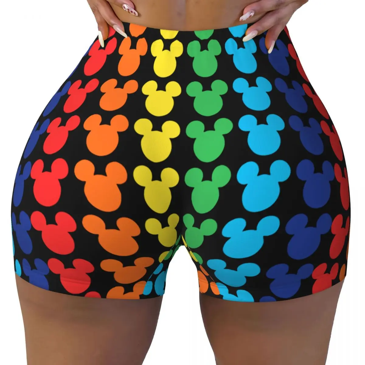 Mickey Mouse Quick Dried Yoga Shorts Women's Rainbow Icons Volleyball Biker Fitness Workout Gym Pants
Mickey Mouse Quick Dried Yoga Shorts Women's Rainbow Icons Volleyball Biker Fitness Workout Gym Pants