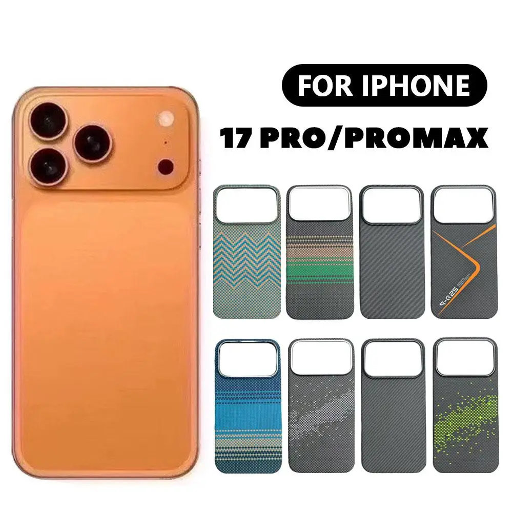High-End Float Weave Aramid Fiber Ultra-Thin Shockproof Phone Case 17pro/Promax Hard Shell Kevlar Carbon Fiber Phone Case
High-End Float Weave Aramid Fiber Ultra-Thin Shockproof Phone Case 17pro/Promax Hard Shell Kevlar Carbon Fiber Phone Case