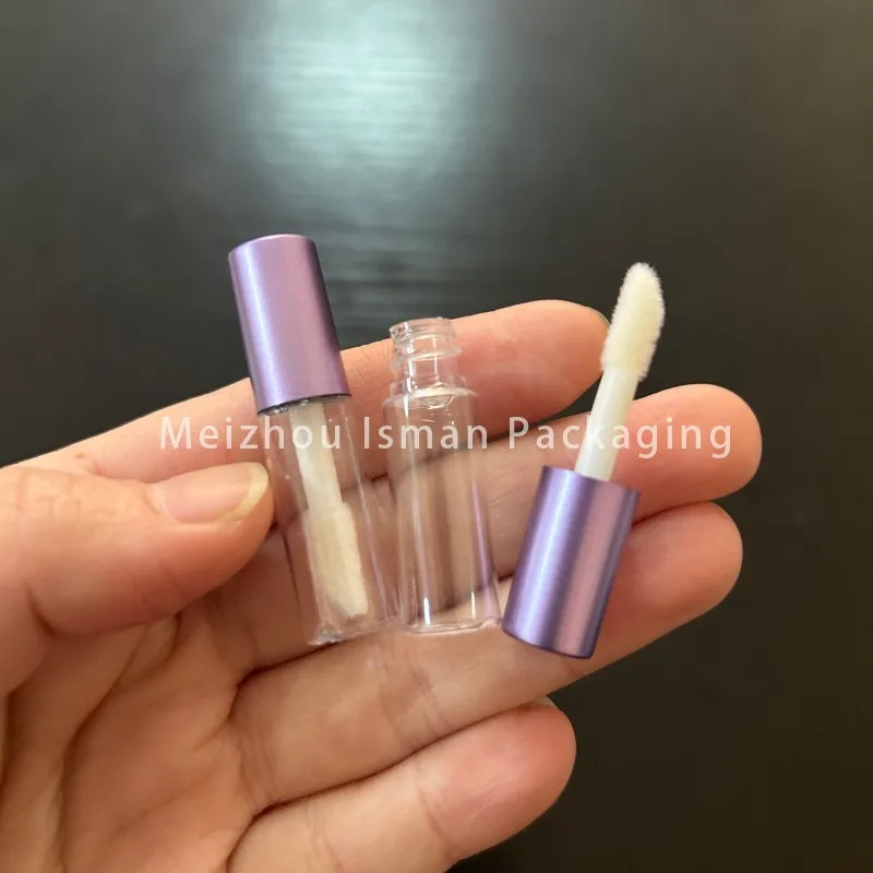 50Pcs 1.5ml Mini Lip Gloss Tube Makeup Sample Packaging Container Plastic Small Round Lip Gloss Bottle with Purple Lid
50Pcs 1.5ml Mini Lip Gloss Tube Makeup Sample Packaging Container Plastic Small Round Lip Gloss Bottle with Purple Lid
