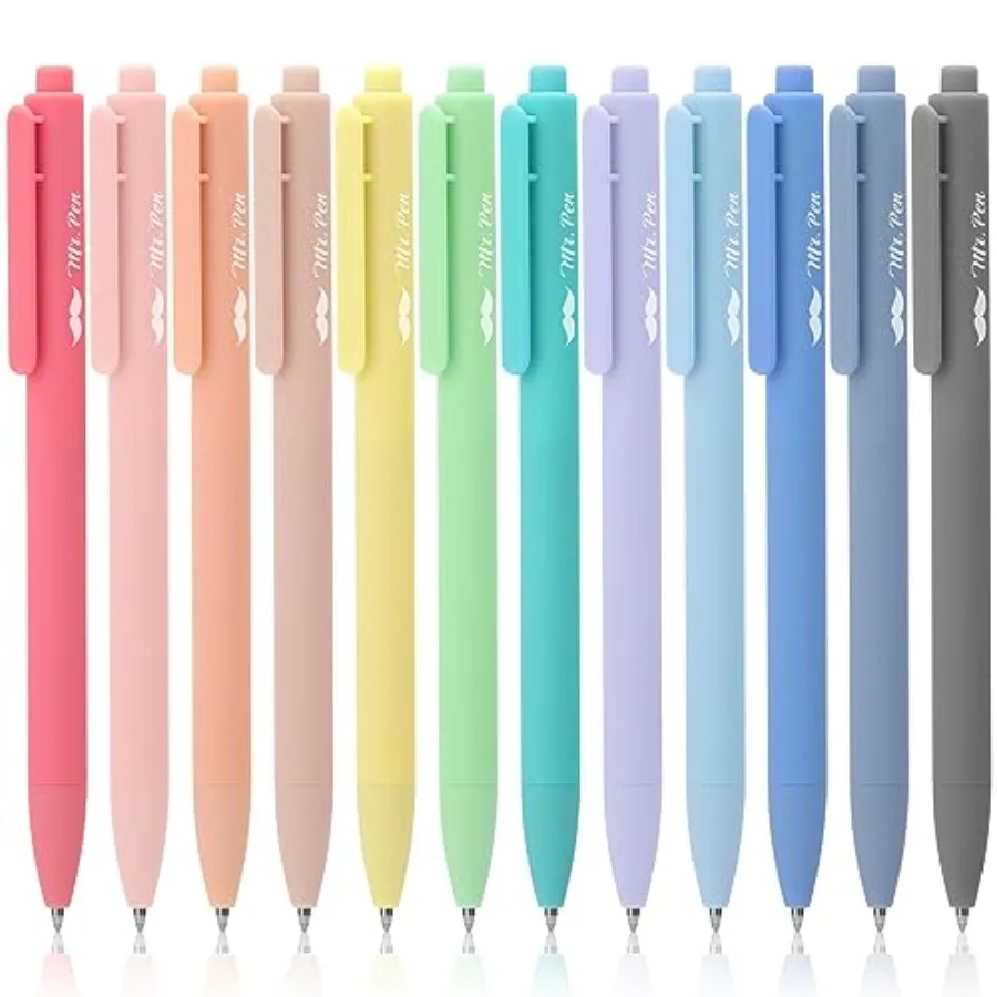 Retractable Gel Pens,,Colorful Ink, Fine Point 0.7mm, Fast Dry, Smooth Writing, Cute Pens for Drawing, Writing Planner and Scho
Retractable Gel Pens,,Colorful Ink, Fine Point 0.7mm, Fast Dry, Smooth Writing, Cute Pens for Drawing, Writing Planner and Scho