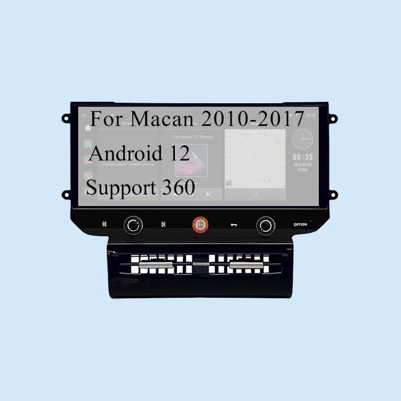 12.3" Blu-ray Screen Android Auto Car Radio Player for Porsche Macan 2011-2018 Multimedia Stereo Gps Navi Headunit 360 Panoramic
12.3" Blu-ray Screen Android Auto Car Radio Player for Porsche Macan 2011-2018 Multimedia Stereo Gps Navi Headunit 360 Panoramic