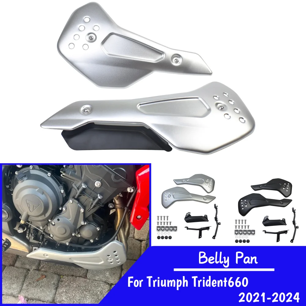Для Triumph Trident660 поддон для живота для Trident 660 2021-2024, нижний спойлер двигателя мотоцикла, обтекатель, защита крышки капота
Для Triumph Trident660 поддон для живота для Trident 660 2021-2024, нижний спойлер двигателя мотоцикла, обтекатель, защита крышки капота