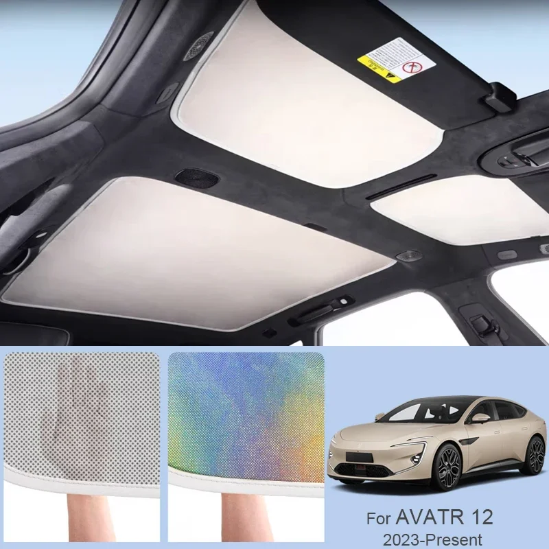 For AVATR 12 2023-Present Nano Heat Insulation Anti-UV Sunroof Sunshade Cover Auto Accessories
For AVATR 12 2023-Present Nano Heat Insulation Anti-UV Sunroof Sunshade Cover Auto Accessories