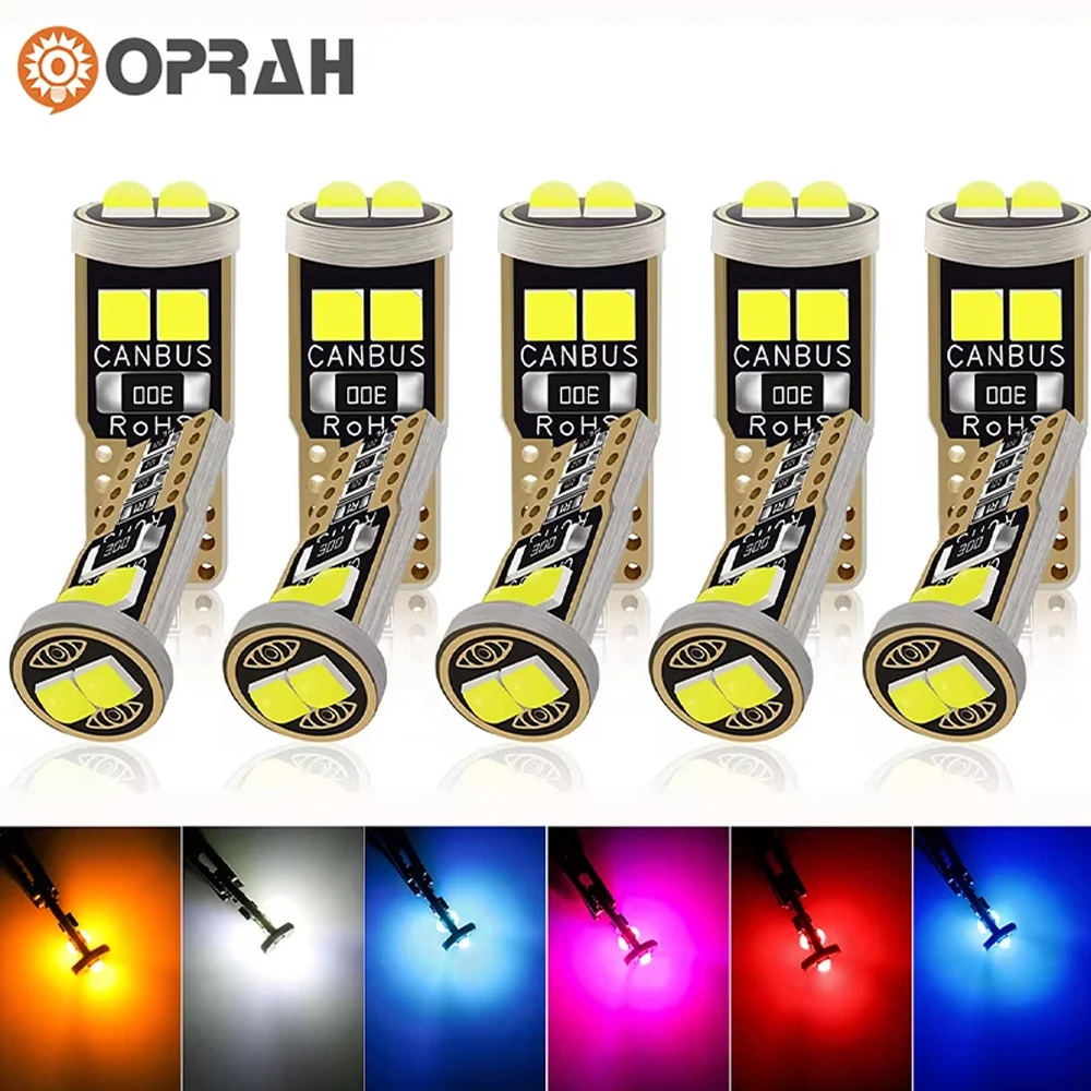10pcs T10 W5W LED Bulb 168 194 3030 6SMD Canbus No Error Super Bright Car Interior Clearance License plate light Dome Lamp White
10pcs T10 W5W LED Bulb 168 194 3030 6SMD Canbus No Error Super Bright Car Interior Clearance License plate light Dome Lamp White