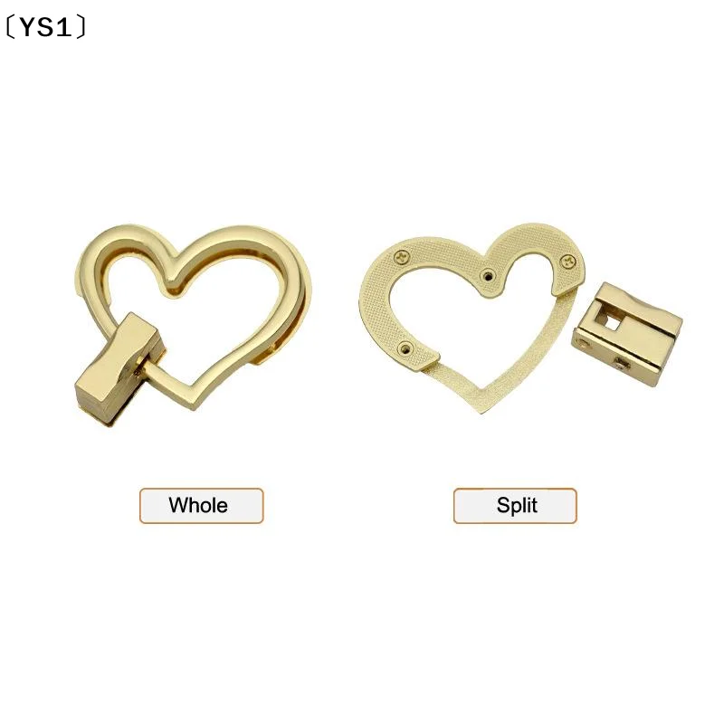 〔YS1〕Handbag Purse Closure Toggle Latch Buckles DIY Bag Hardware Double Heart Clasp Twist Locks For Handbag Accessories
〔YS1〕Handbag Purse Closure Toggle Latch Buckles DIY Bag Hardware Double Heart Clasp Twist Locks For Handbag Accessories