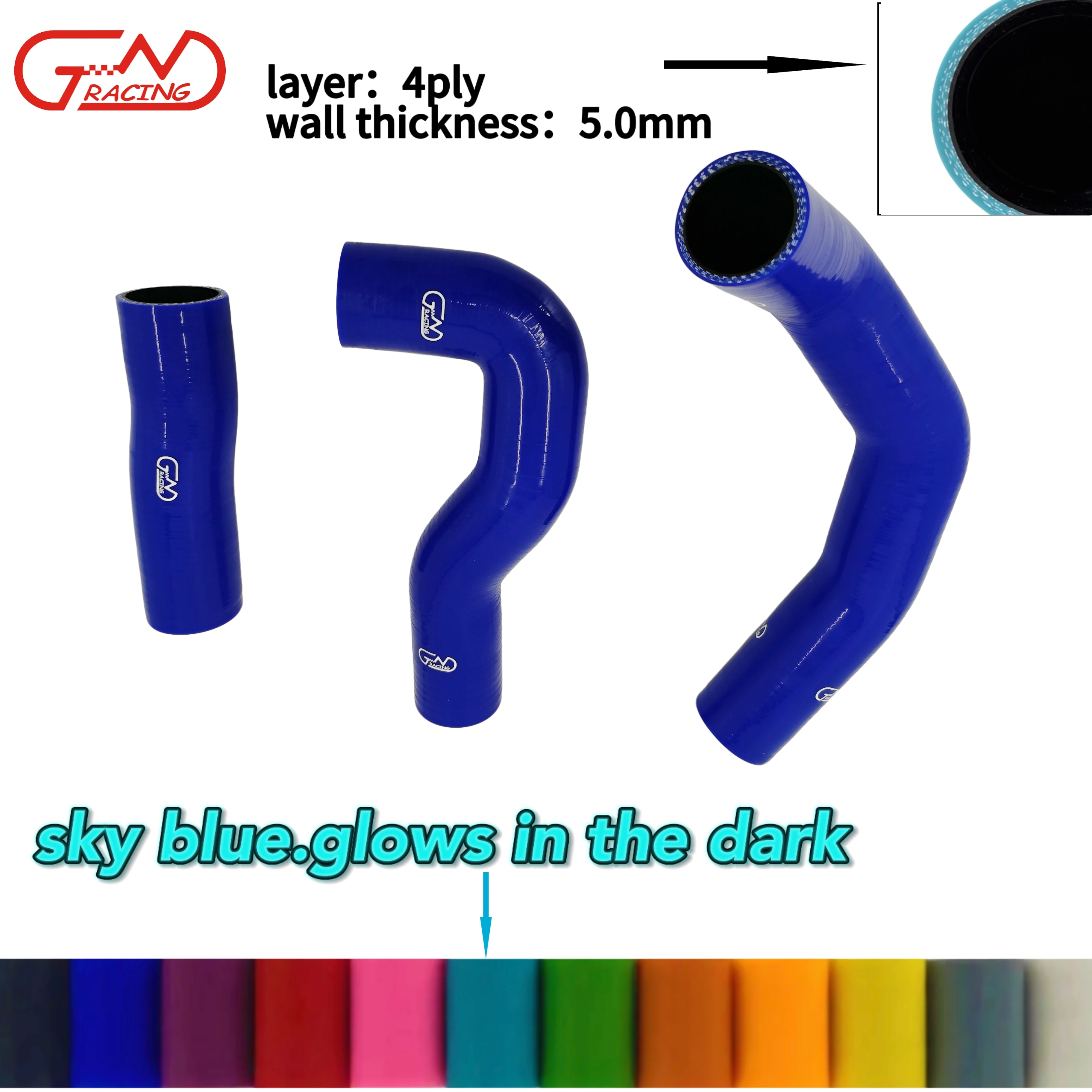 4ply Silicone Radiator Hose boost hose fit 01-07 Mitsubishi L200 Triton 2.5TD 4WD Intercooler Turbo
4ply Silicone Radiator Hose boost hose fit 01-07 Mitsubishi L200 Triton 2.5TD 4WD Intercooler Turbo