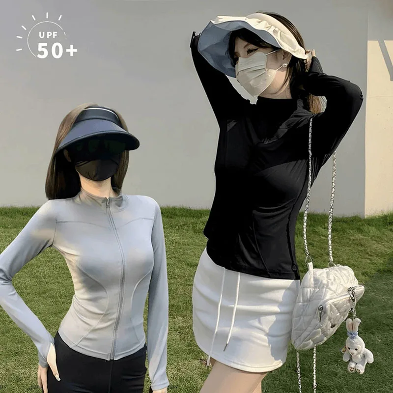 Summer Ice Silk Sun Protection Clothing Solid Color Slim Fit Stand Collar Yoga Sports Jacket Breathable Quick-drying Zipper Coat
Summer Ice Silk Sun Protection Clothing Solid Color Slim Fit Stand Collar Yoga Sports Jacket Breathable Quick-drying Zipper Coat