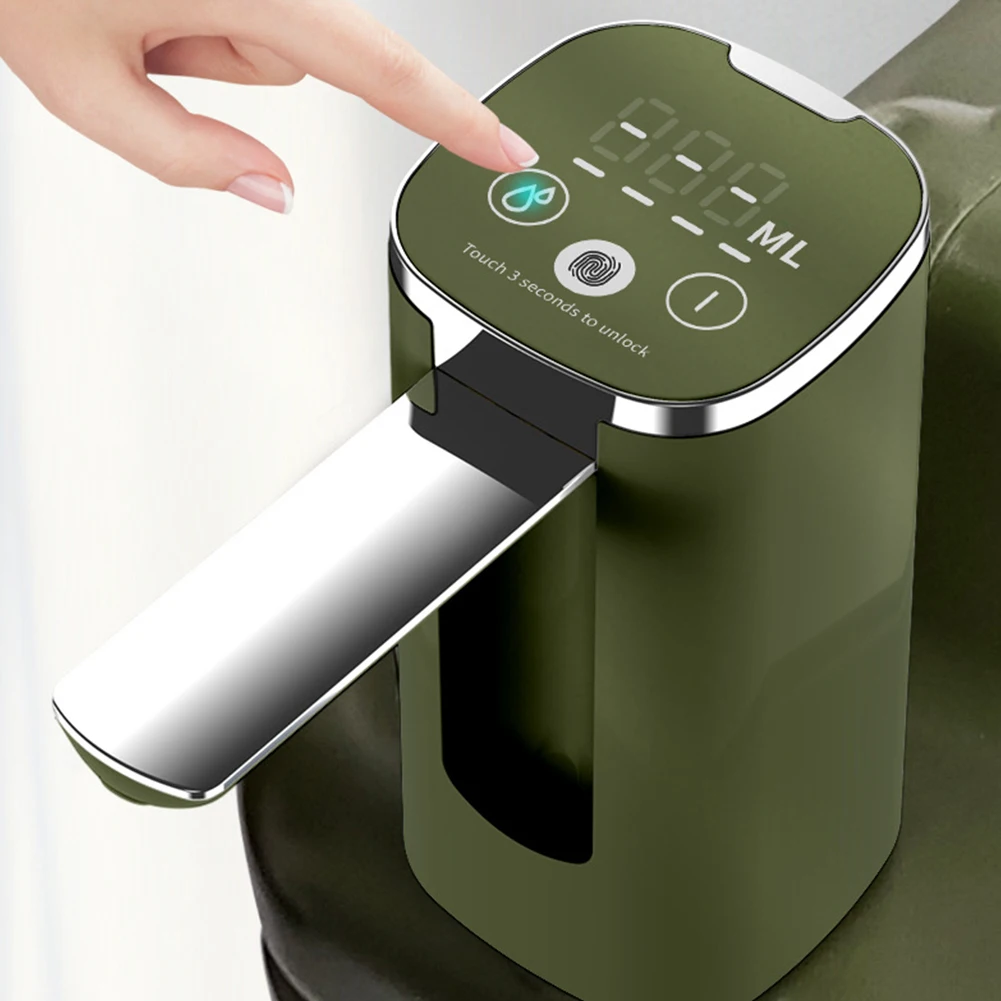 Electric Water Pump Rechargeable Water Jug Dispenser Water Bottle Pump for Camping Essentials Kitchen Office Picnic
Electric Water Pump Rechargeable Water Jug Dispenser Water Bottle Pump for Camping Essentials Kitchen Office Picnic