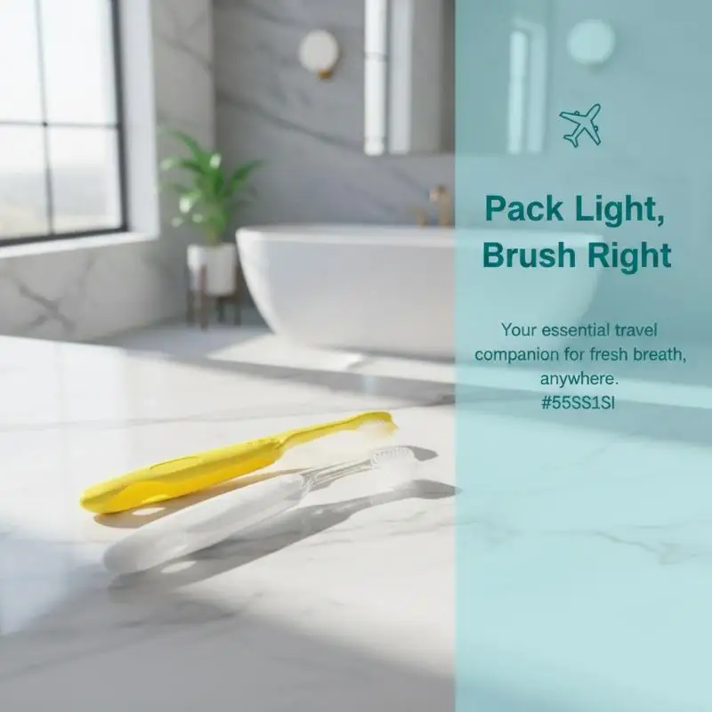 Foldable Toothbrush Folding Portable for Travel Compact Size Suitable for Outdoor Hiking Camping Trips
Foldable Toothbrush Folding Portable for Travel Compact Size Suitable for Outdoor Hiking Camping Trips