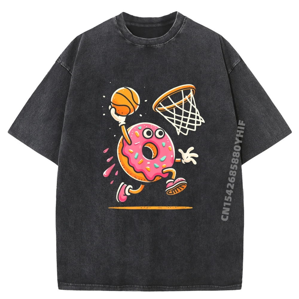 Funny Donut Dunking Basketball Food Champ Sports Donut Luxury T Shirt Tshirts Men Tops Washed T Shirt Outdoor
Funny Donut Dunking Basketball Food Champ Sports Donut Luxury T Shirt Tshirts Men Tops Washed T Shirt Outdoor